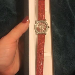 Beautiful red Genevex womens watch